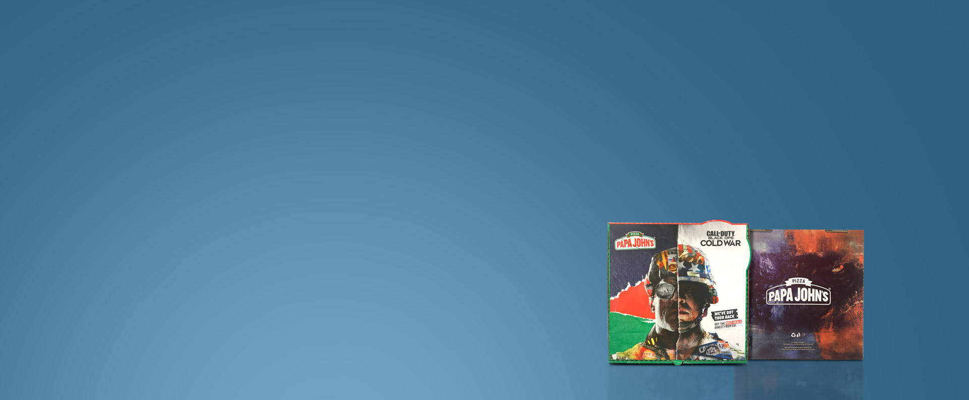 Papa John's Limited Edition Pizza Box Packaging