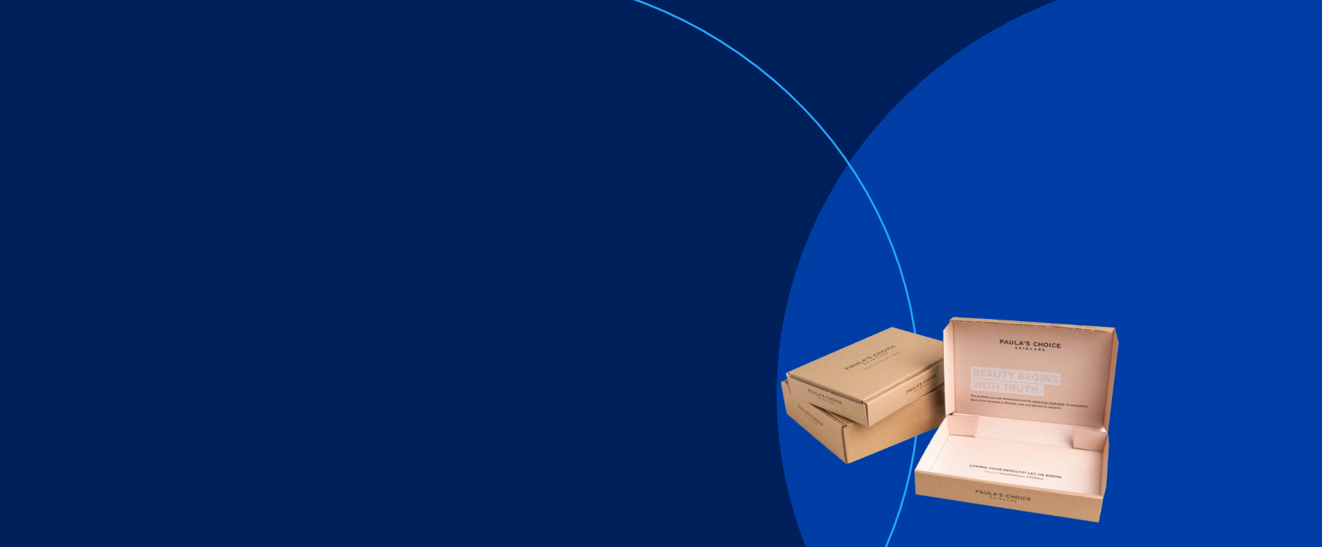 Paulas Choice eCommerce Beauty Packaging