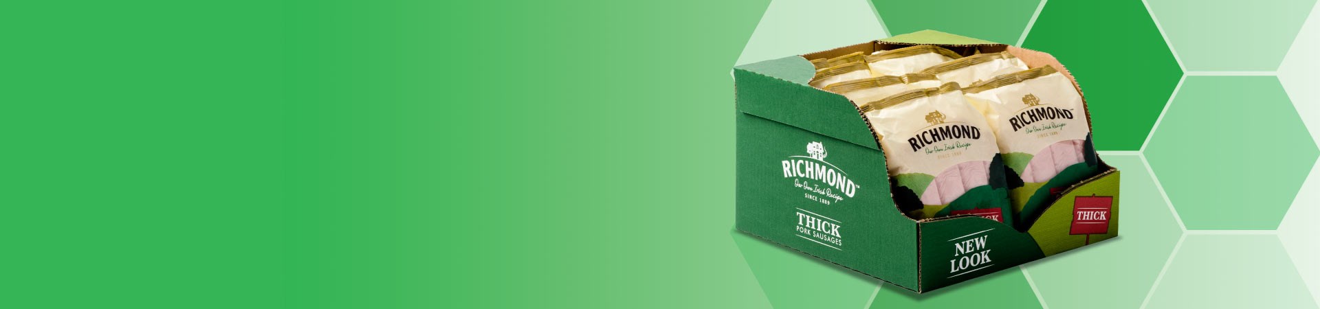 shelf-appeal improved for Richmond Sausages