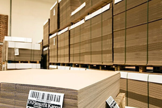 Conventional corrugated sheet
