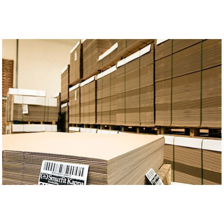 Conventional corrugated cardboard sheets