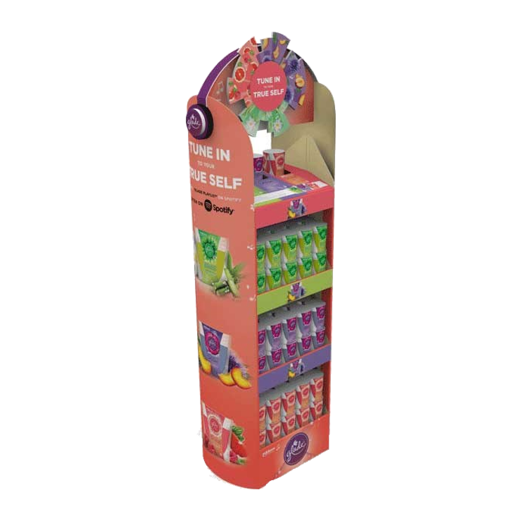 Cardboard standing unit