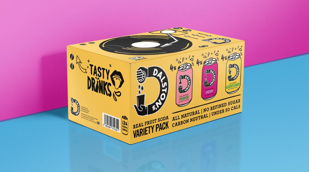 How our quick assembly multipack drinks packaging helped Dalston’s Soda Company make a splash on supermarket shelves