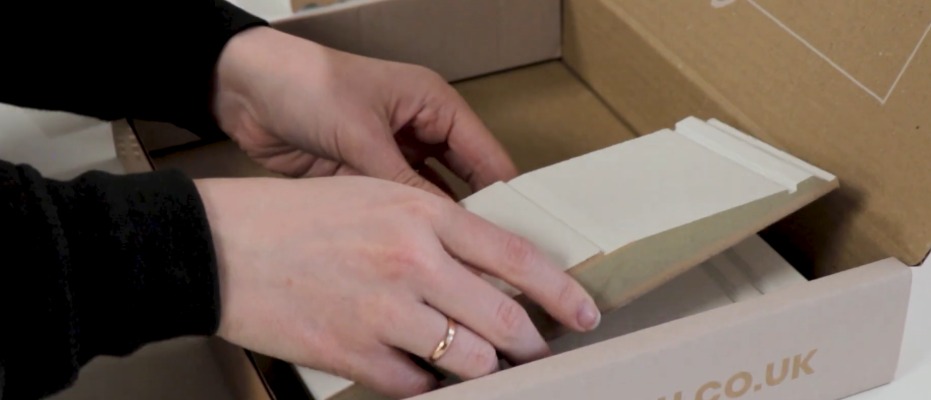 Skirting board samples