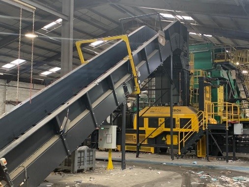 Smurfit Kappa Recycling Baler in Scotland