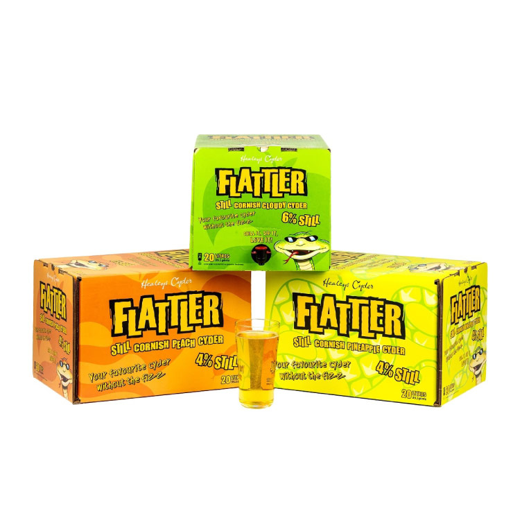 Bag in Box Cider Drink Healeys Packaging Example