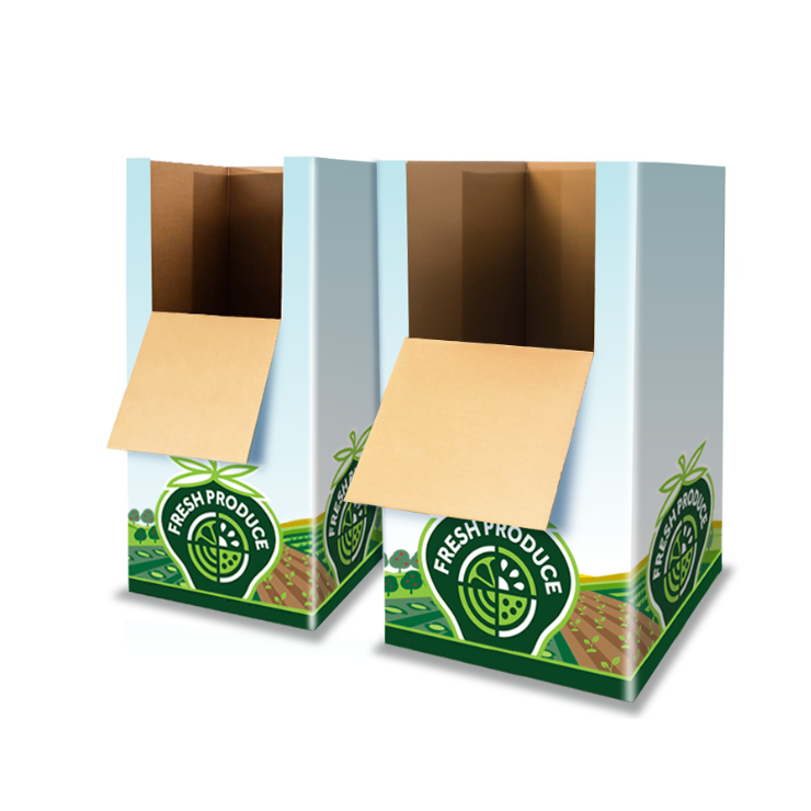 Bulk fresh produce packaging box