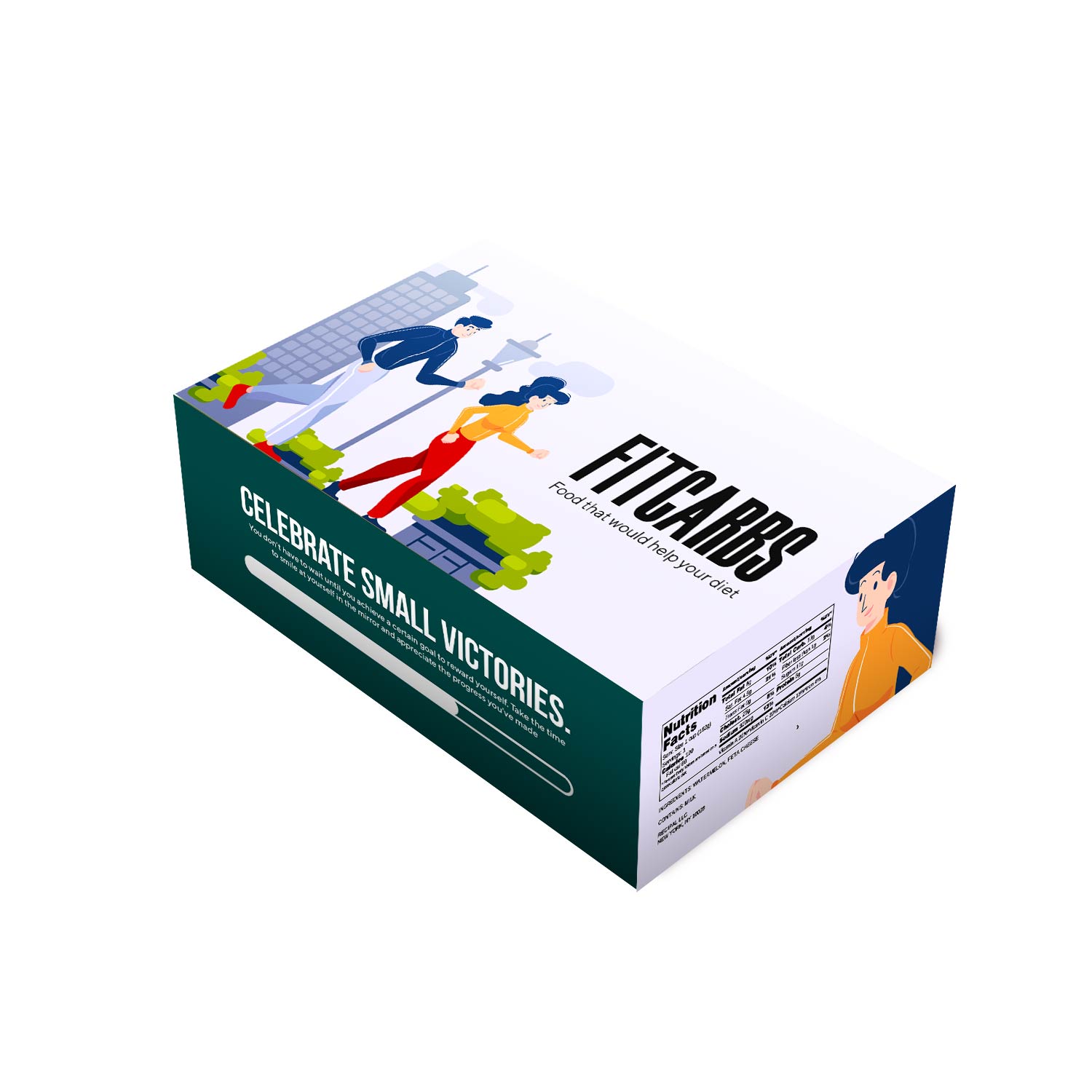 Ready Meal Kit Packaging Box Closed