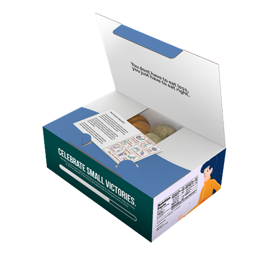 Ready Meal Kit Packaging Box Closed