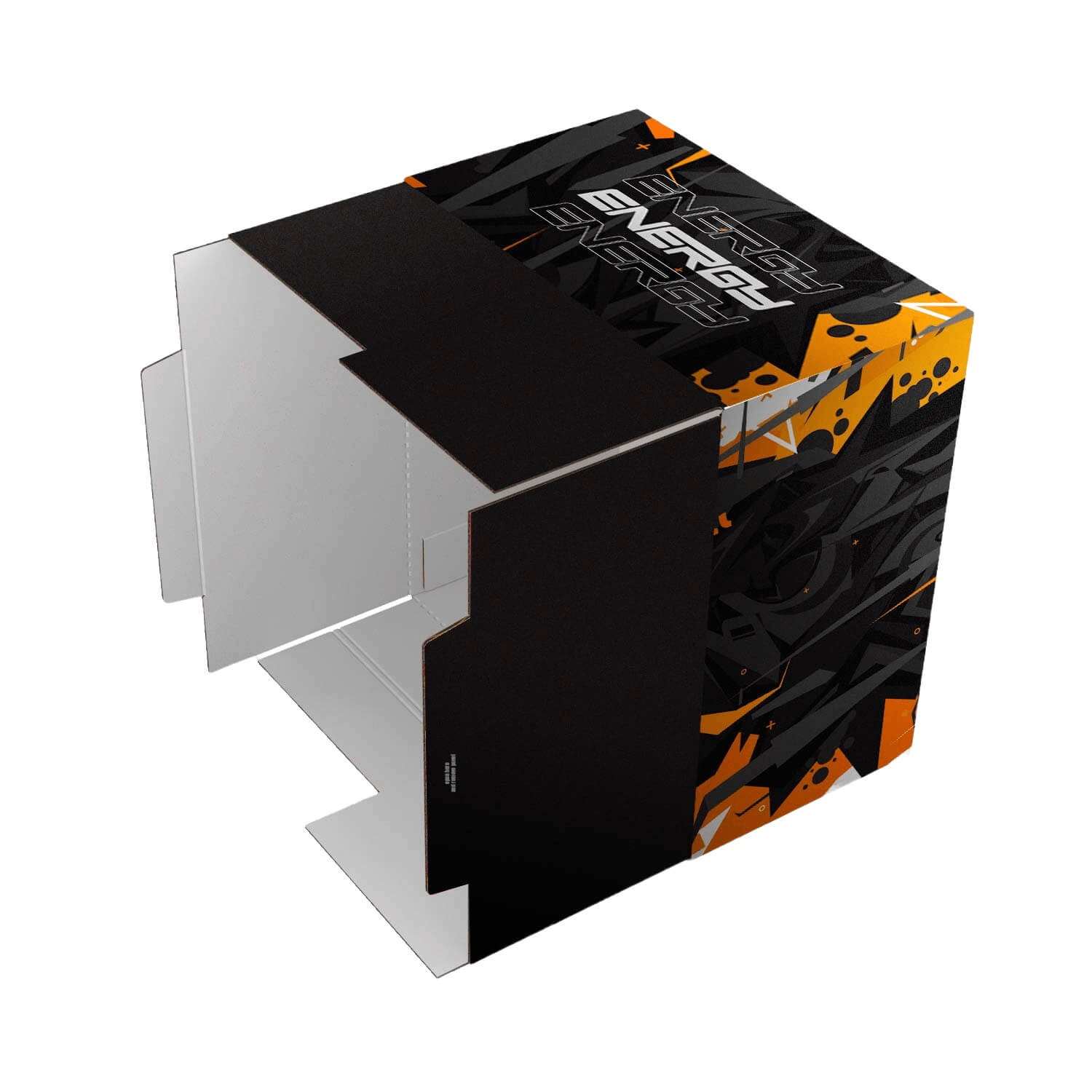 food delivery packaging cabinet partially open