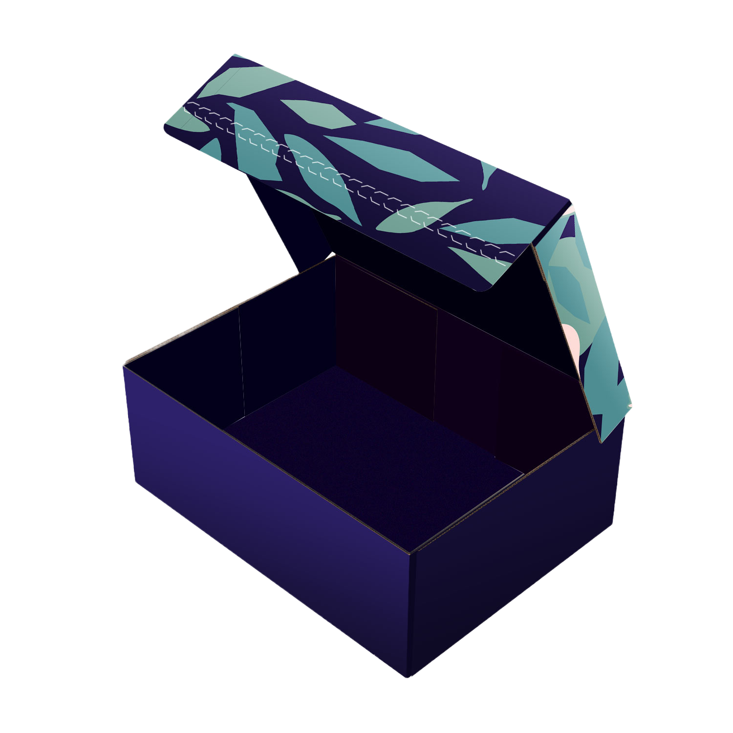 Food packaging automated tray with lid automated open