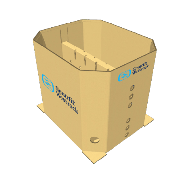 Octabin packaging box