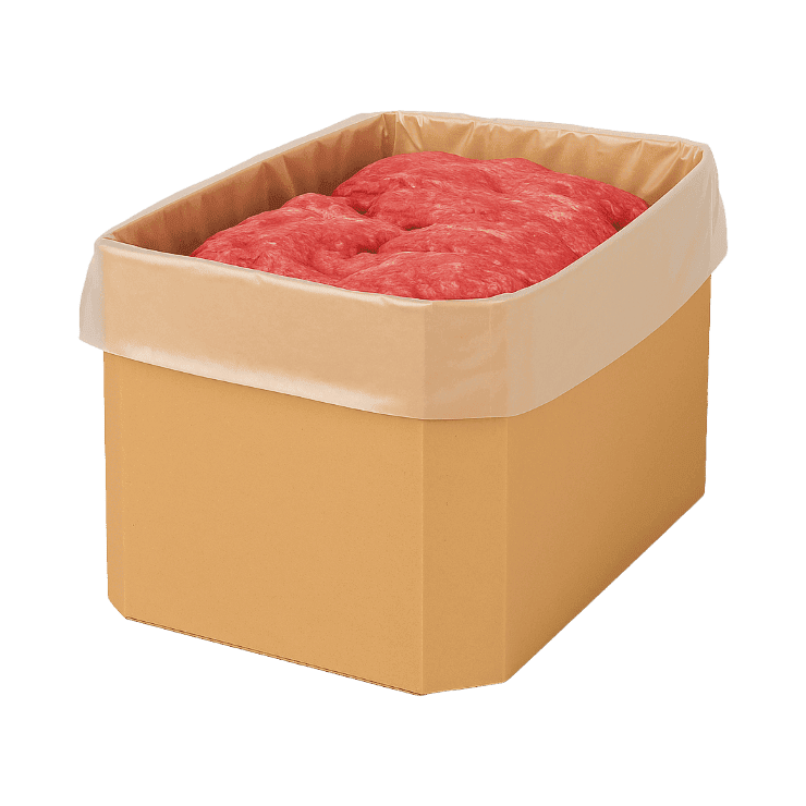 Octabin packaging for meat