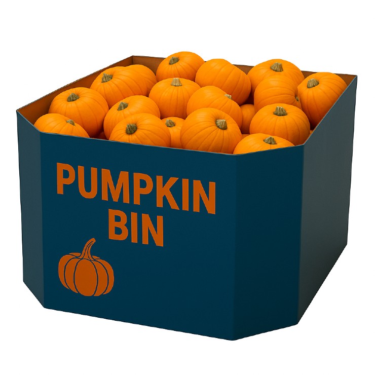 Pumpkin gaylord boxes