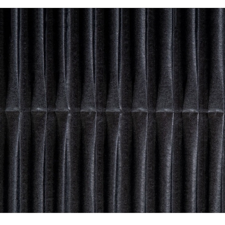 single face corrugated chocolate packaging close up