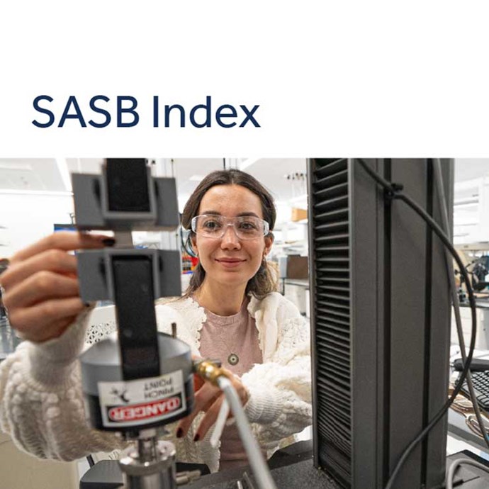 Sustainability report 2024 SASBindex