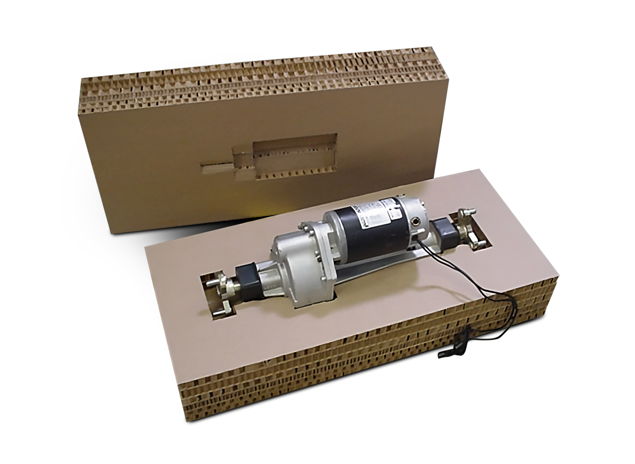 Automotive cardboard parts packaging