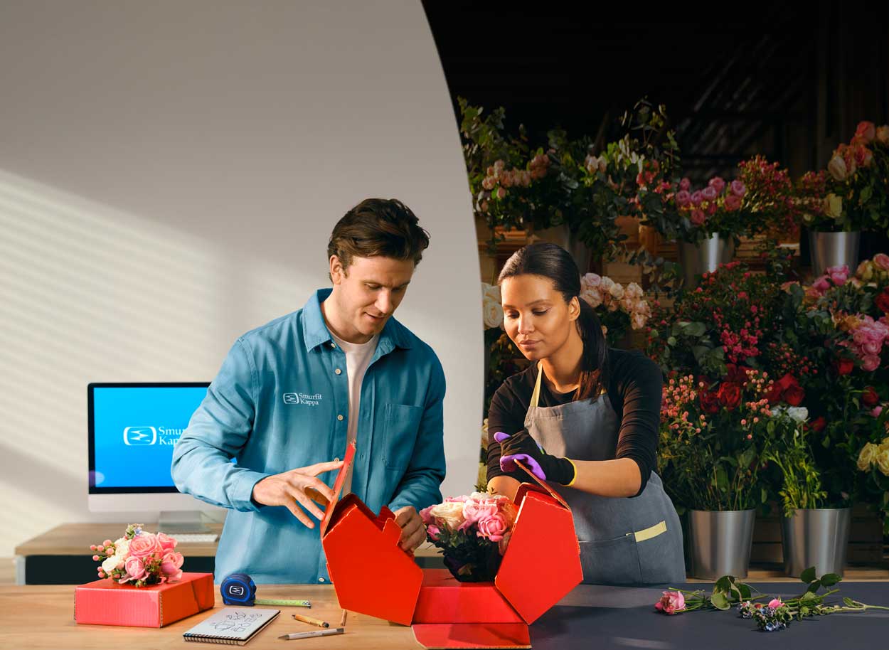 flower packaging, flower delivery box