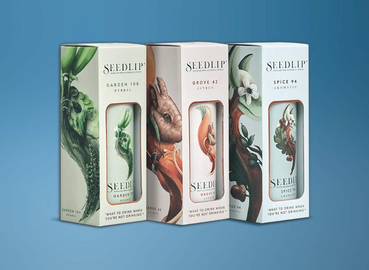 luxury gift packaging for Seedlip