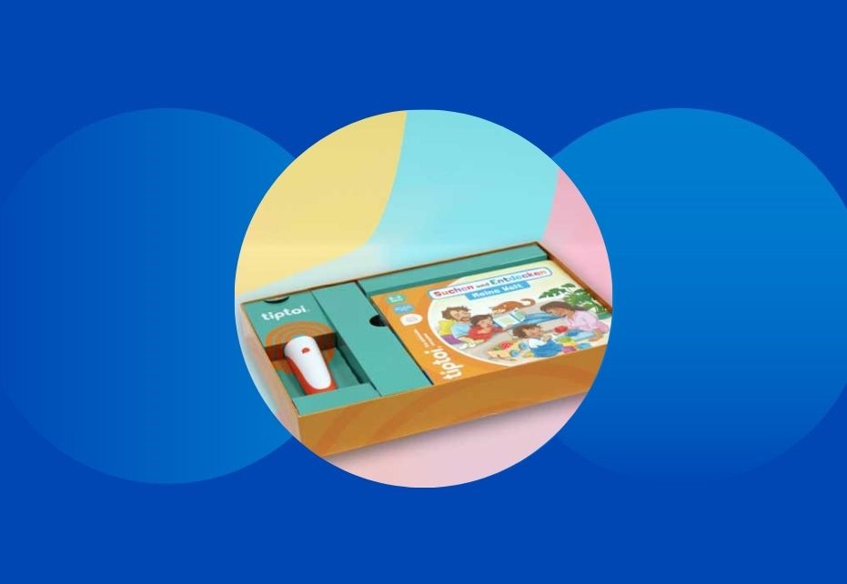 Helping TipToi switch from plastic to paper-based inserts, saving 162 tonnes of CO2 emissions