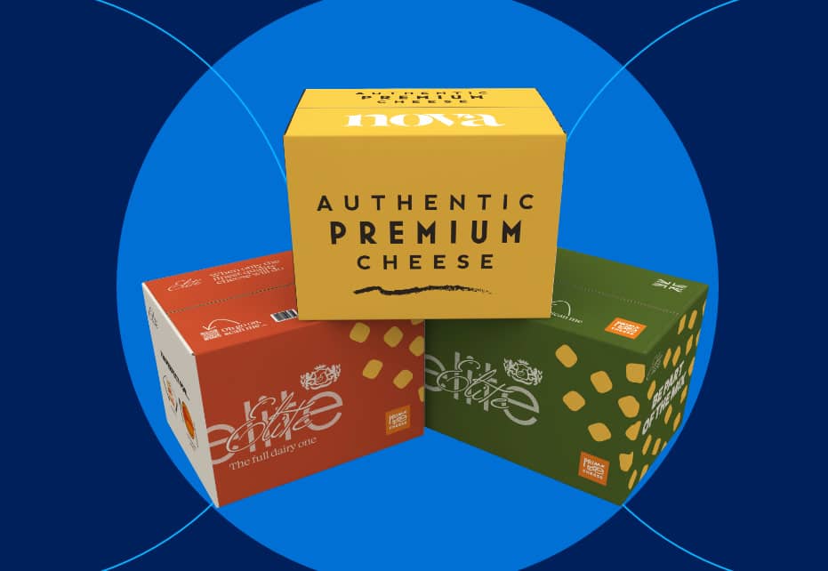High-quality digital printed packaging for Prima Cheese’s global export