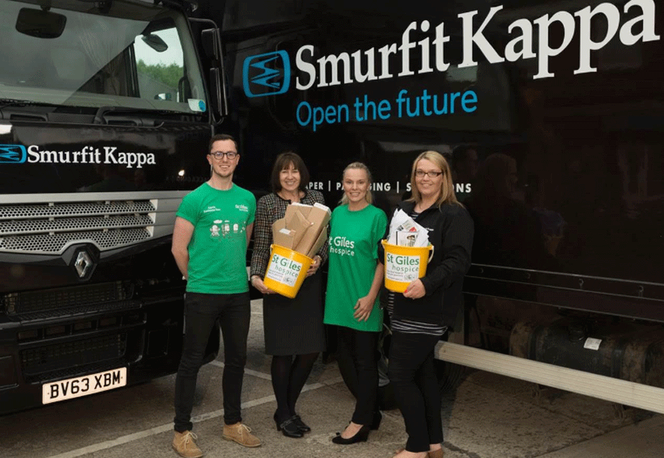 Smurfit Kappa Recycling Scheme Raises Over £40,000 for Hospice Care