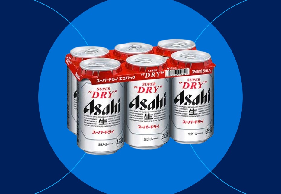 Helping Asahi advance its sustainability goals with paper-based multipack canned beer packaging