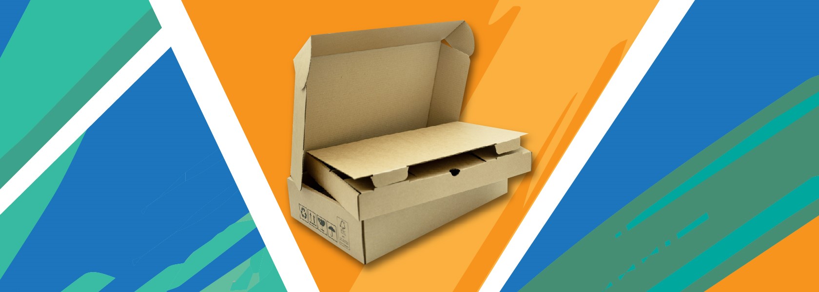 Returnable laptop packaging box