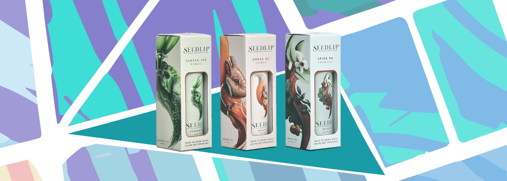 seedlip luxury packaging banner