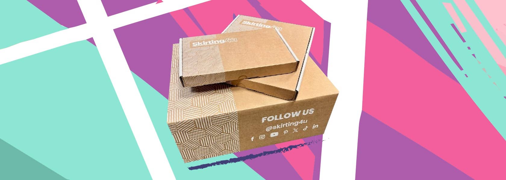 Skirting board sample packaging