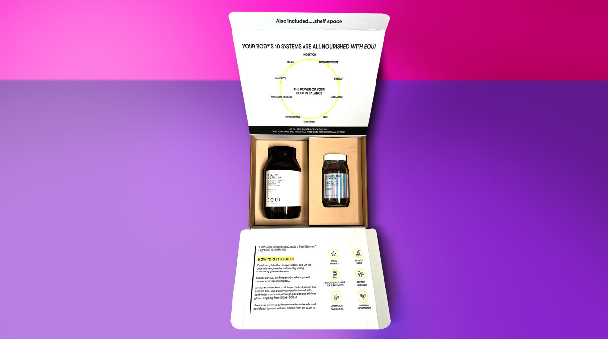 Supplements packaging that cuts costs and boosts brand awareness