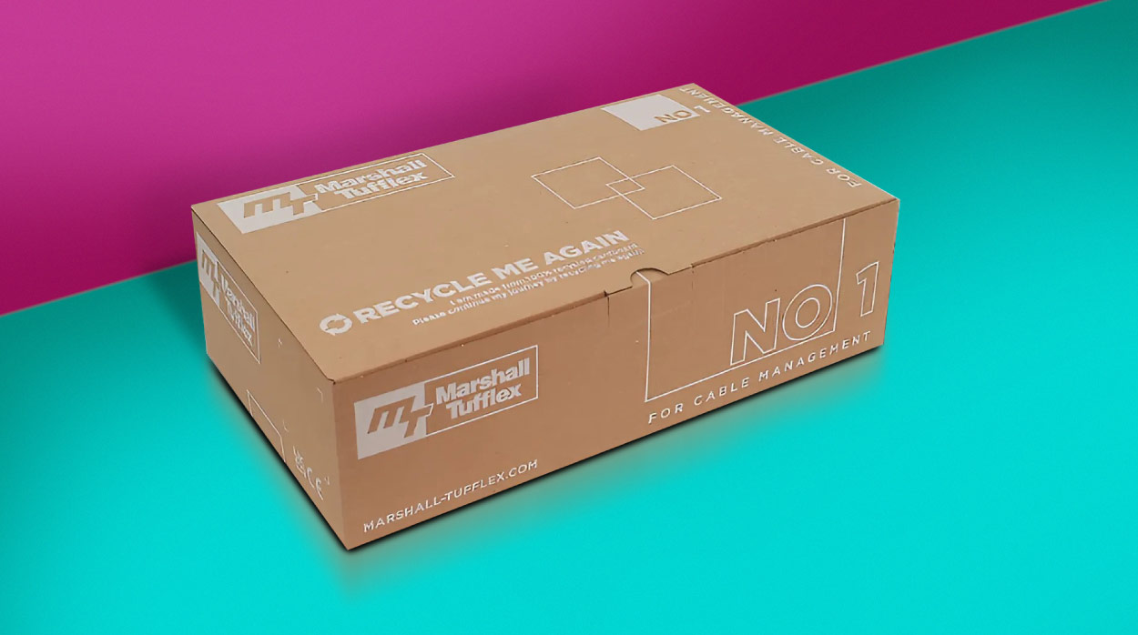 Supporting Marshall-Tufflex's tape-free cardboard voyage to Net Zero