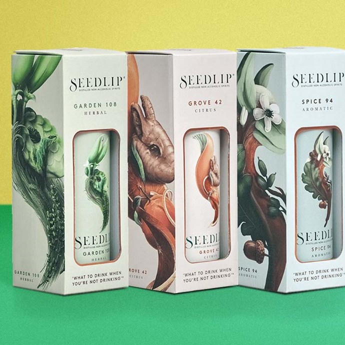 seedlip luxury packaging banner