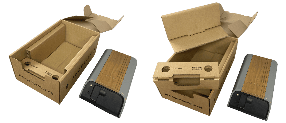 Cardboard protection buffers for car charger