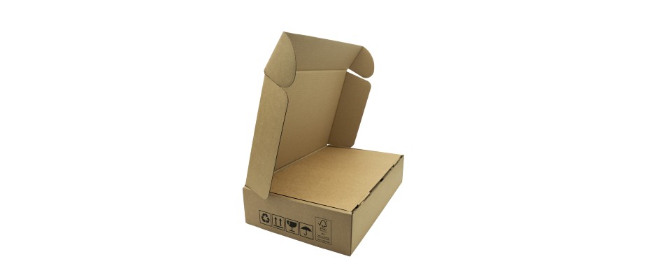 Returnable packaging box for laptop
