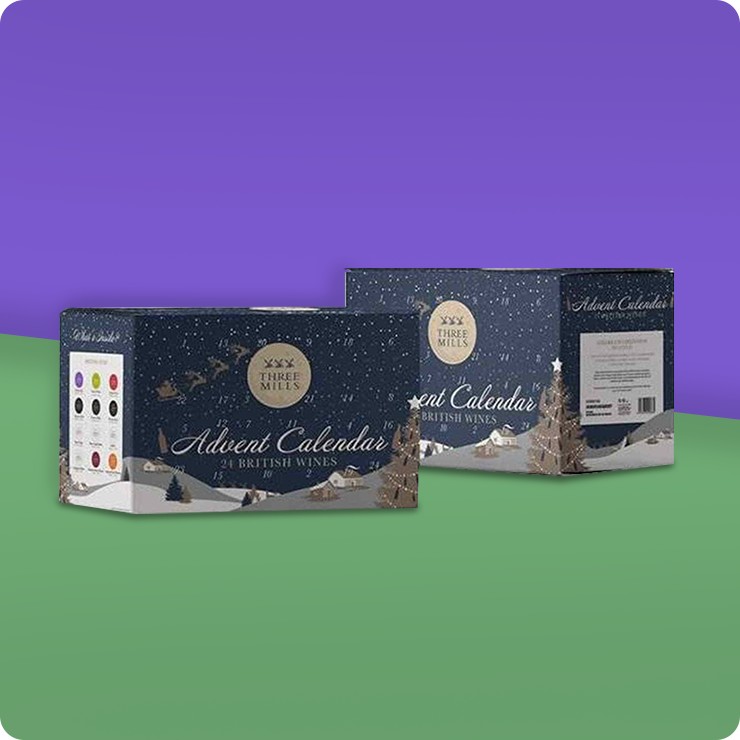 Advent calendar packaging box