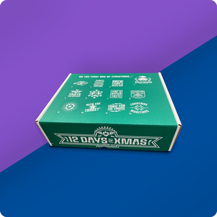 Beer advent calendar packaging