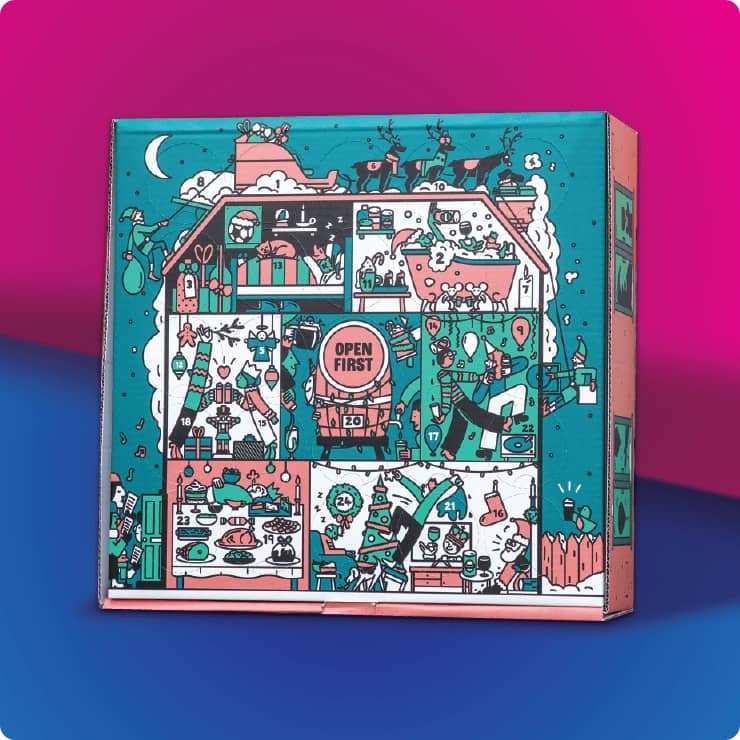 Beer advent calendar packaging