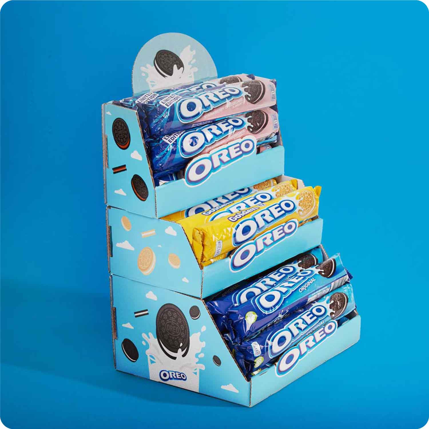 Cardboard display stands sample