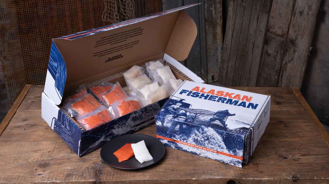 Frozen Fish box, Insulated packaging