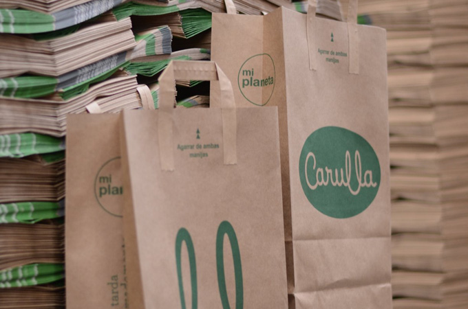 Paper bag packaging