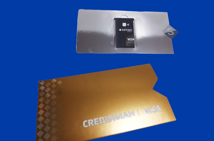 Credit card sleeve packaging