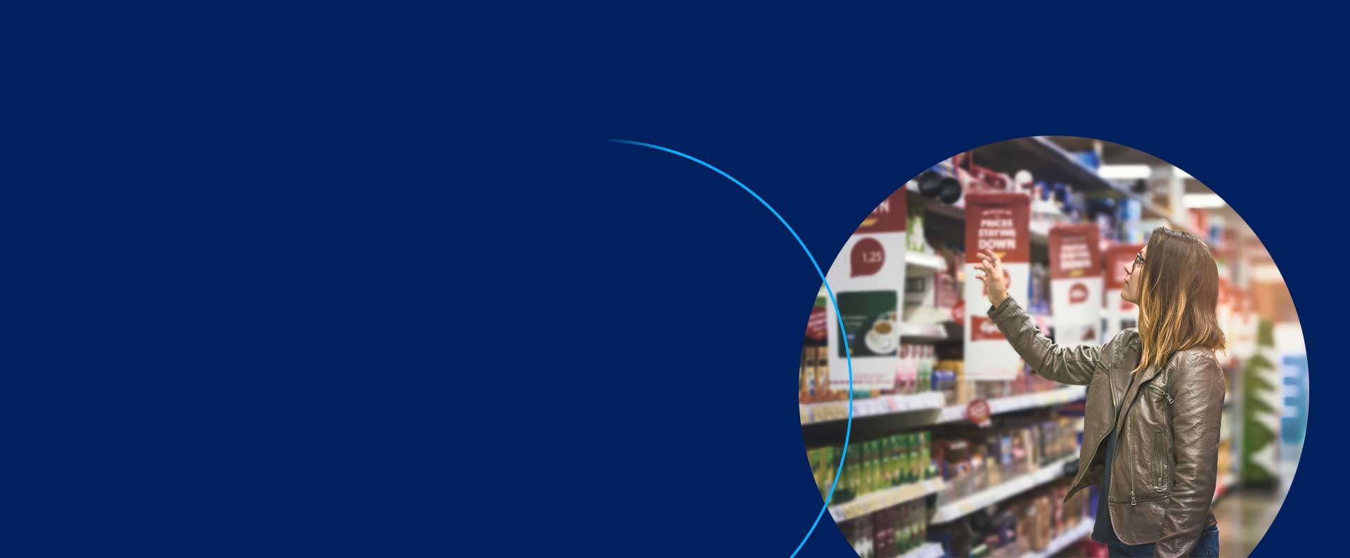 woman in supermarket