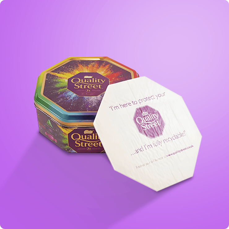 Cushion pads for chocolate box