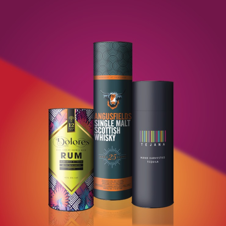 Cardboard tube packaging