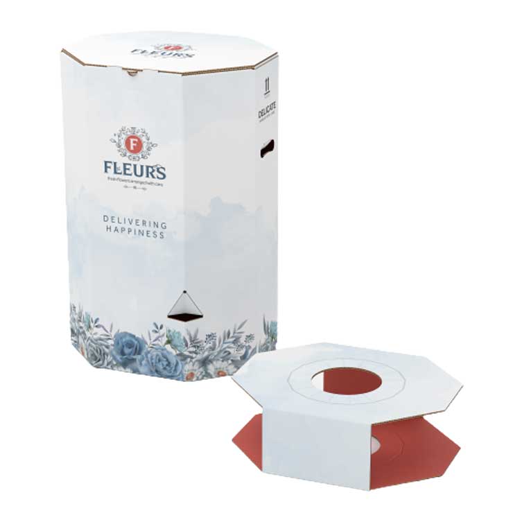 Octagonal Flower Packaging Box